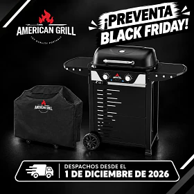 Set Parrilla Electrica Manhattan E2B Black + Funda XS
