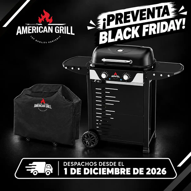 Set Parrilla Electrica Manhattan E2B Black + Funda XS 1