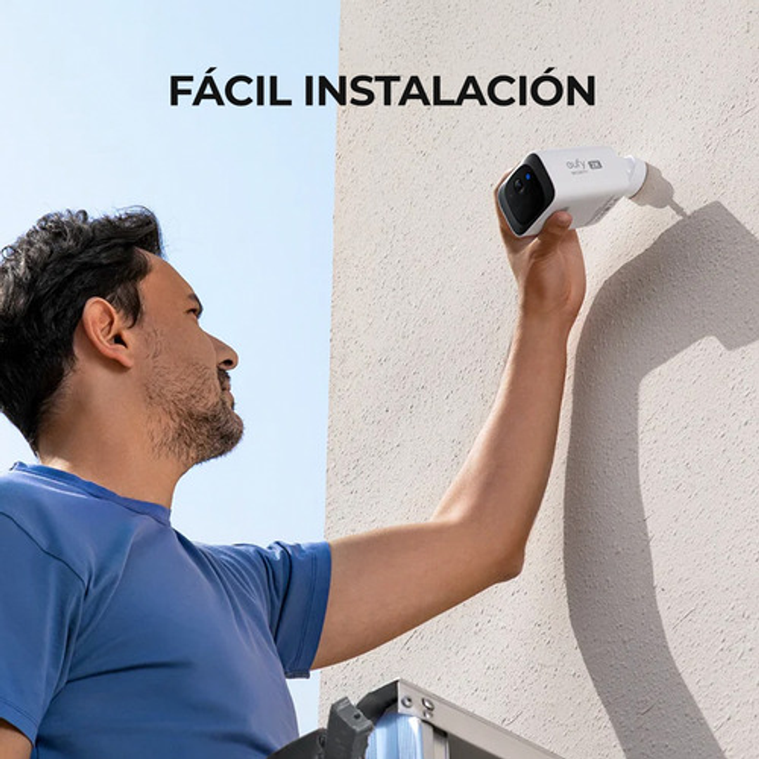 Cámaras De Seguridad Eufy Security Solocam S220 Cámara De Vigilancia Exterior Con Carga Solar 1080p Hd 2