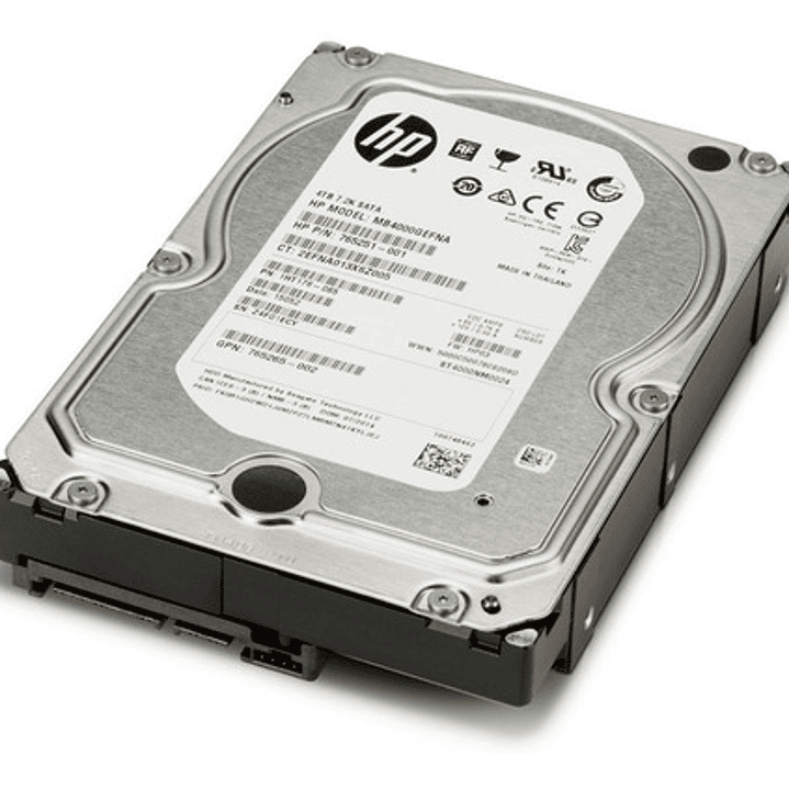 Disco Duro Para Servidor Hpe 1tb Sata 6gb Iii 7200rpm 3.5 Color Plateado 2