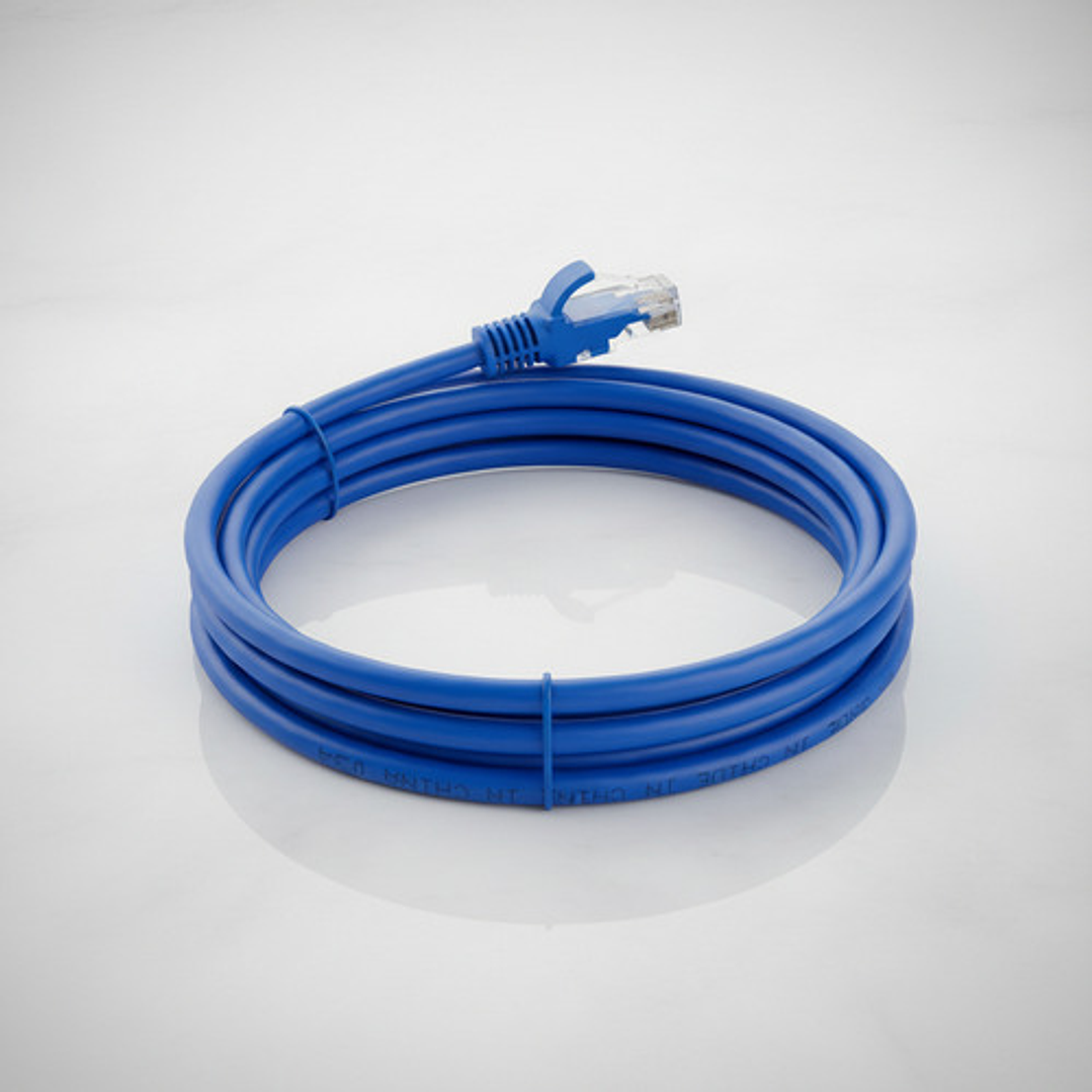 Ulink 1mt Cat5e Azul Cable Patch Inyectado Multifilar 100cm 1