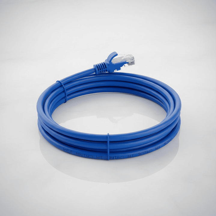 Ulink 1mt Cat5e Azul Cable Patch Inyectado Multifilar 100cm 1