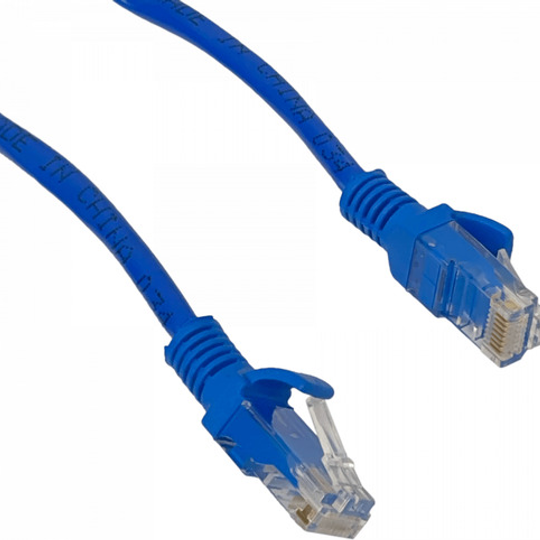Ulink 1mt Cat5e Azul Cable Patch Inyectado Multifilar 100cm 6