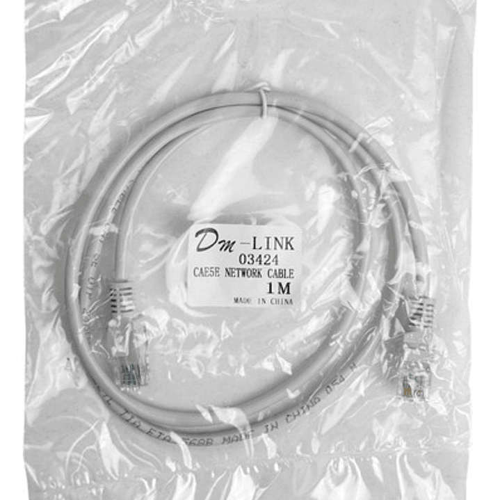 Ulink 1mt Cat5e Gris Cable Patch Inyectado Multifilar 100cm 2
