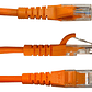 Cable De Red Linkmade Cat5e Rj-45 1mt Naranja Circular Cpb-10l - Miniatura 2