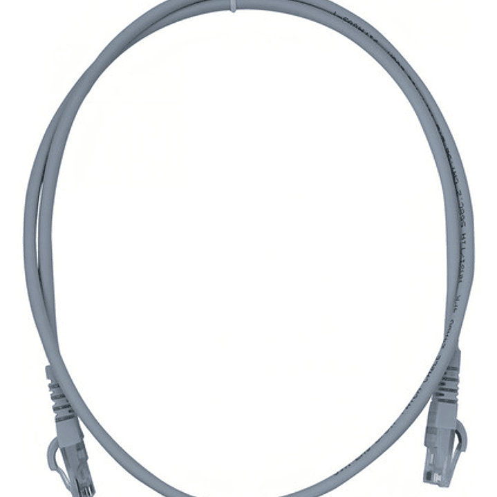 Linkmade 1mt Cat5e U/utp Gris Lszh Cable Patch Inyectado Mul 1