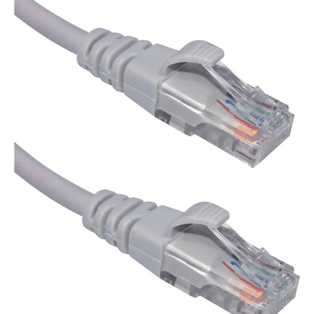 Linkmade 1mt Cat5e U/utp Gris Lszh Cable Patch Inyectado Mul 2