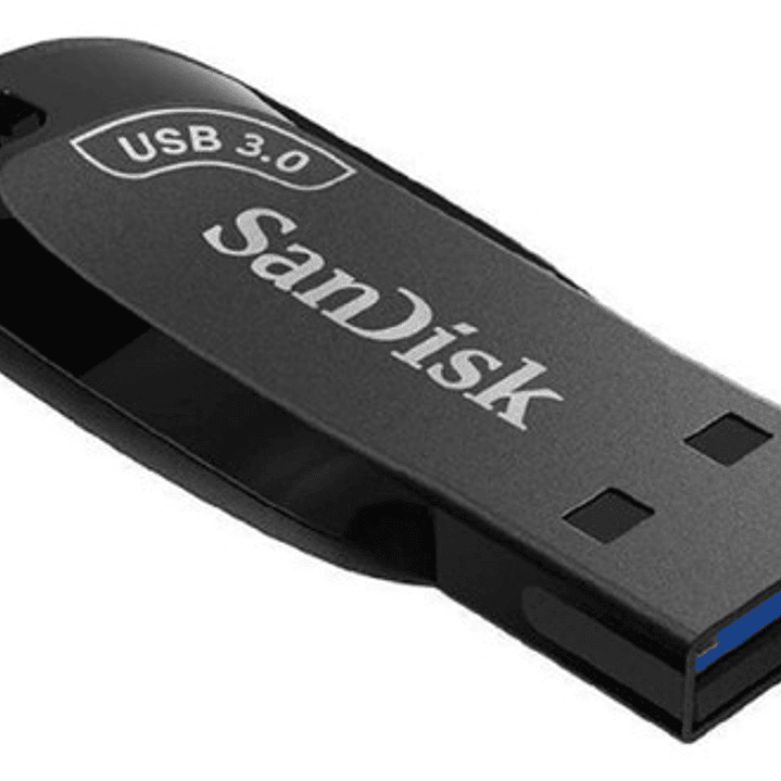 Pendrive Sandisk Ultra Shift 64gb Usb 3.0 100 Mb/s Negro 1