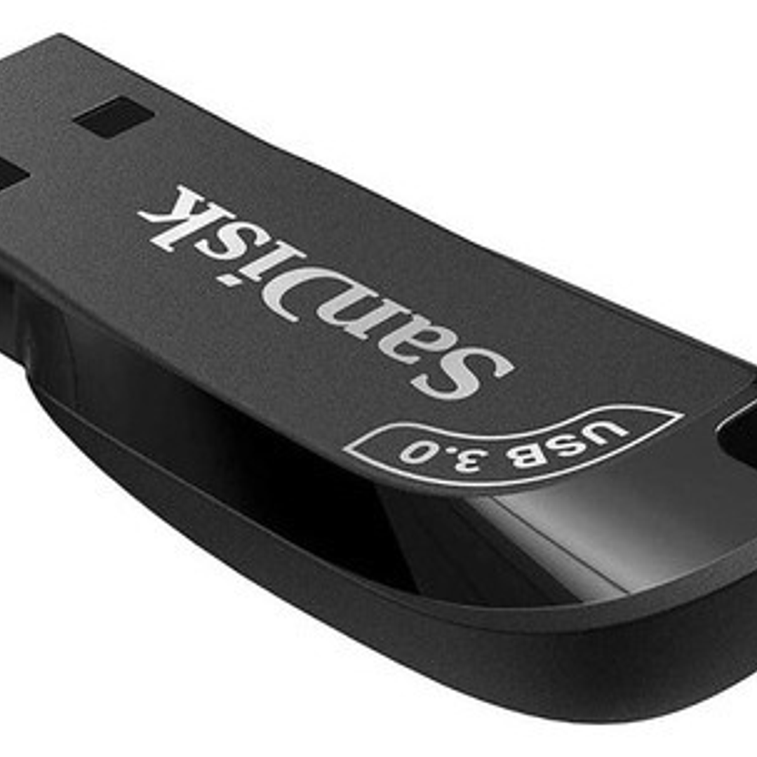 Pendrive Sandisk Ultra Shift 64gb Usb 3.0 100 Mb/s Negro 3