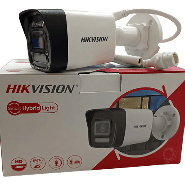 Bullet Ip 2k+ 4mp Con Micrófono Ip67 Ds-2cd1043g2-liu Hik Color Blanco 3