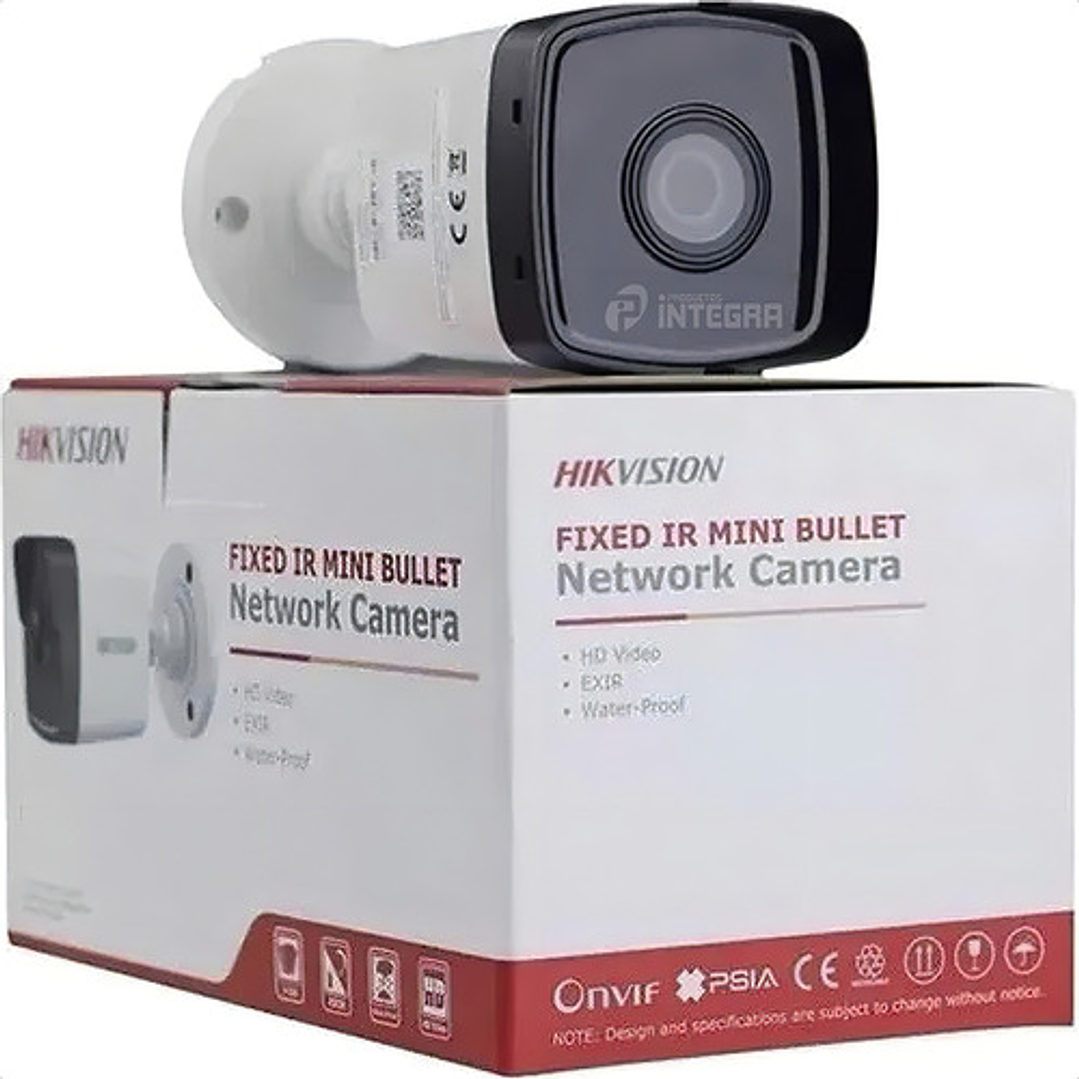 Bullet Ip 2k+ 4mp Con Micrófono Ip67 Ds-2cd1043g2-liu Hik Color Blanco 4