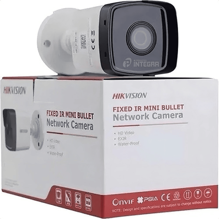 Bullet Ip 2k+ 4mp Con Micrófono Ip67 Ds-2cd1043g2-liu Hik Color Blanco 4