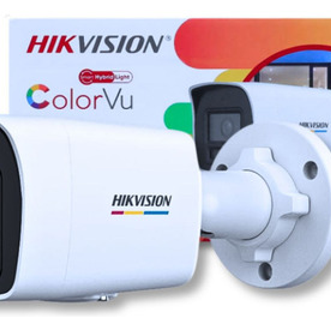 Cámara Ip 4mp Bullet Ds-2cd1047g2h-liu Colorvu 30m Hikvision Blanco 4