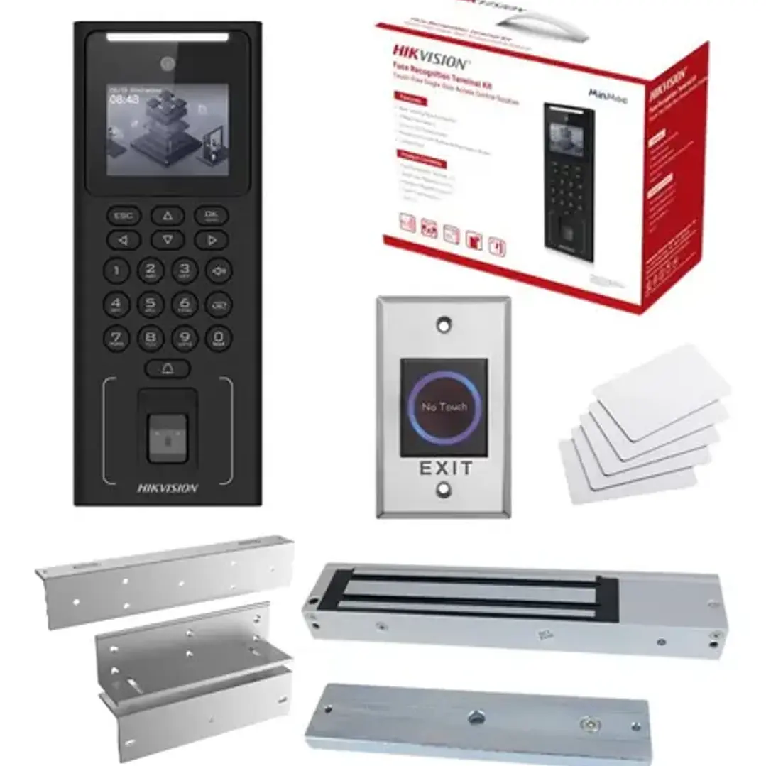 Kit Control Acceso Hikvision DS-KAS321 Facial, Huella, Prox 1