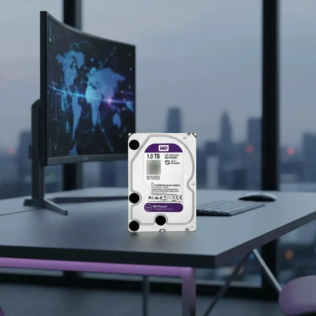 Disco Duro WD 1 TB Púrpura WD10PURX REACONDICIONADO 4