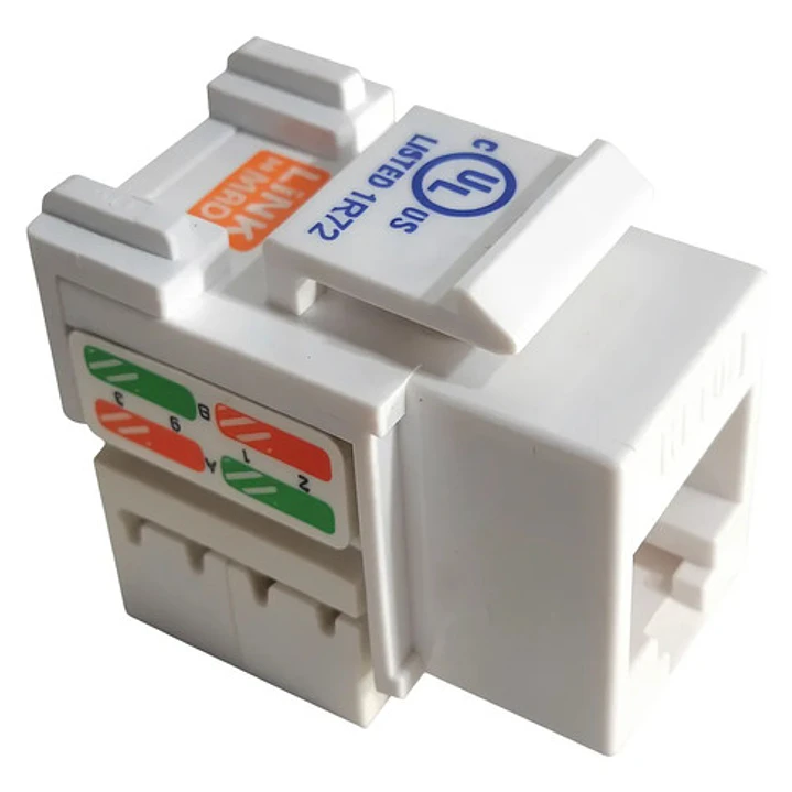 Keystone Rj45 Cat6 Linkmade Blanco 1