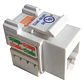 Keystone Rj45 Cat6 Linkmade Blanco - Miniatura 1