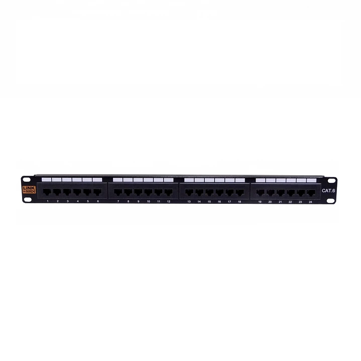Patch Panel Linkmade Pp624l 24rj45 Cat6 Utp 1