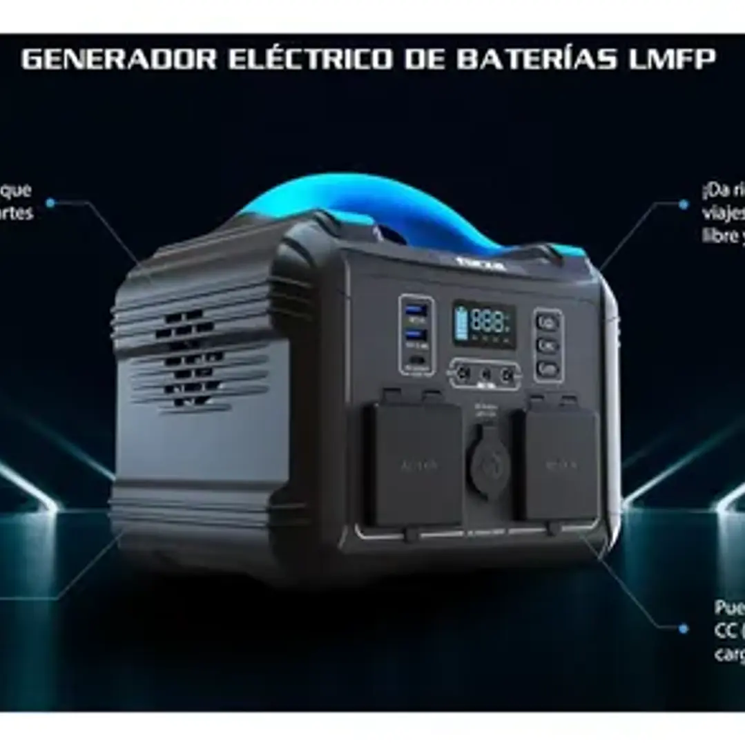 Generador Eléctrico Forza Fpp-t302 8puertos 300w Bateríalmfp 4