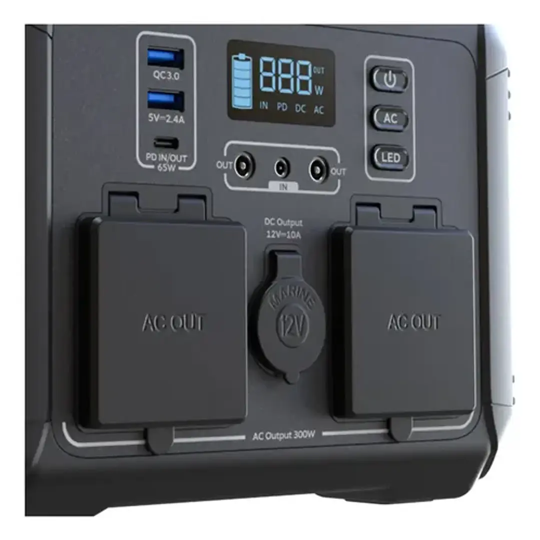 Generador Eléctrico Forza Fpp-t302 8puertos 300w Bateríalmfp 5