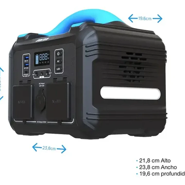 Generador Eléctrico Forza Fpp-t302 8puertos 300w Bateríalmfp 6