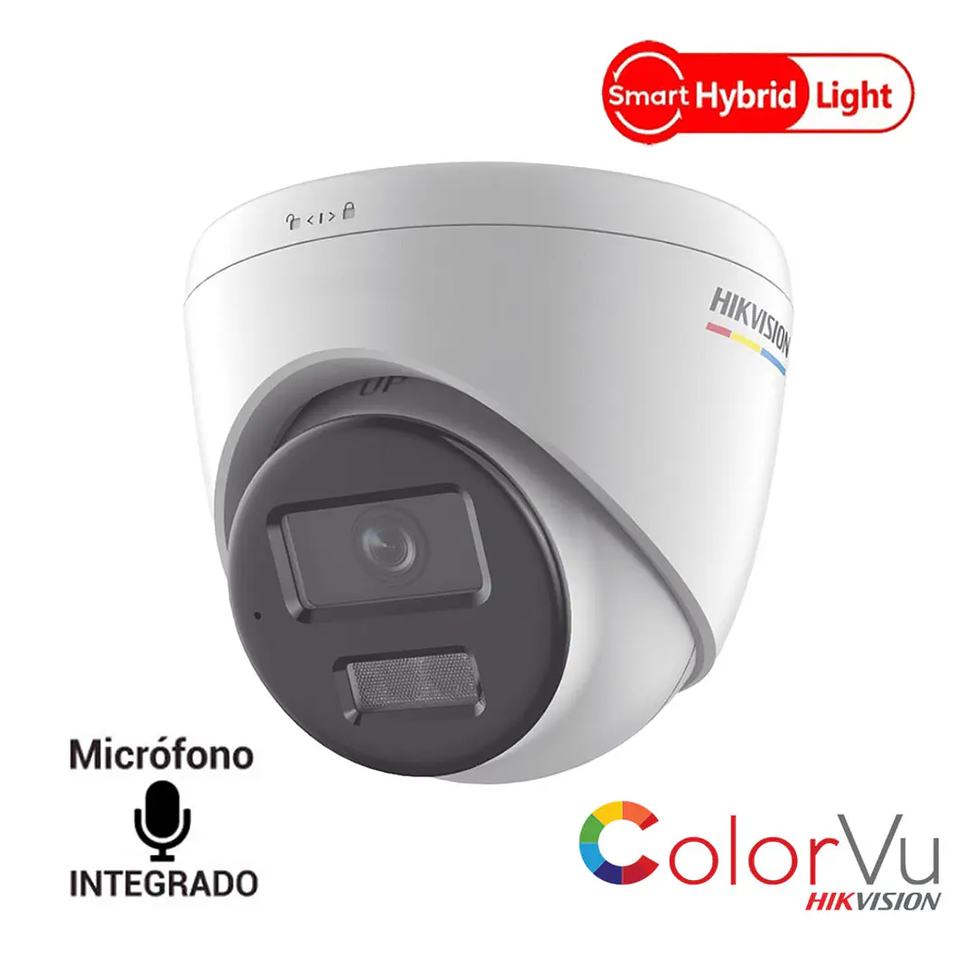 Cámara Mini Domo IP 2MP Lente Fijo 2.8mm DS-2CD1327G2H-LIU 2