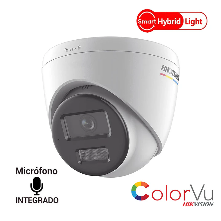Cámara Mini Domo IP 2MP Lente Fijo 2.8mm DS-2CD1327G2H-LIU 2