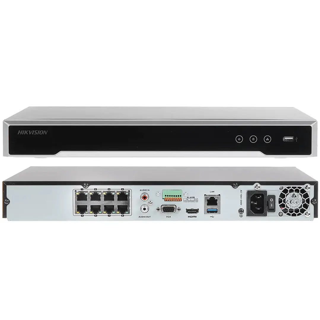 Grabador Nvr Hikvision. 8ch Poe DS-7608NI-Q2-8P 2