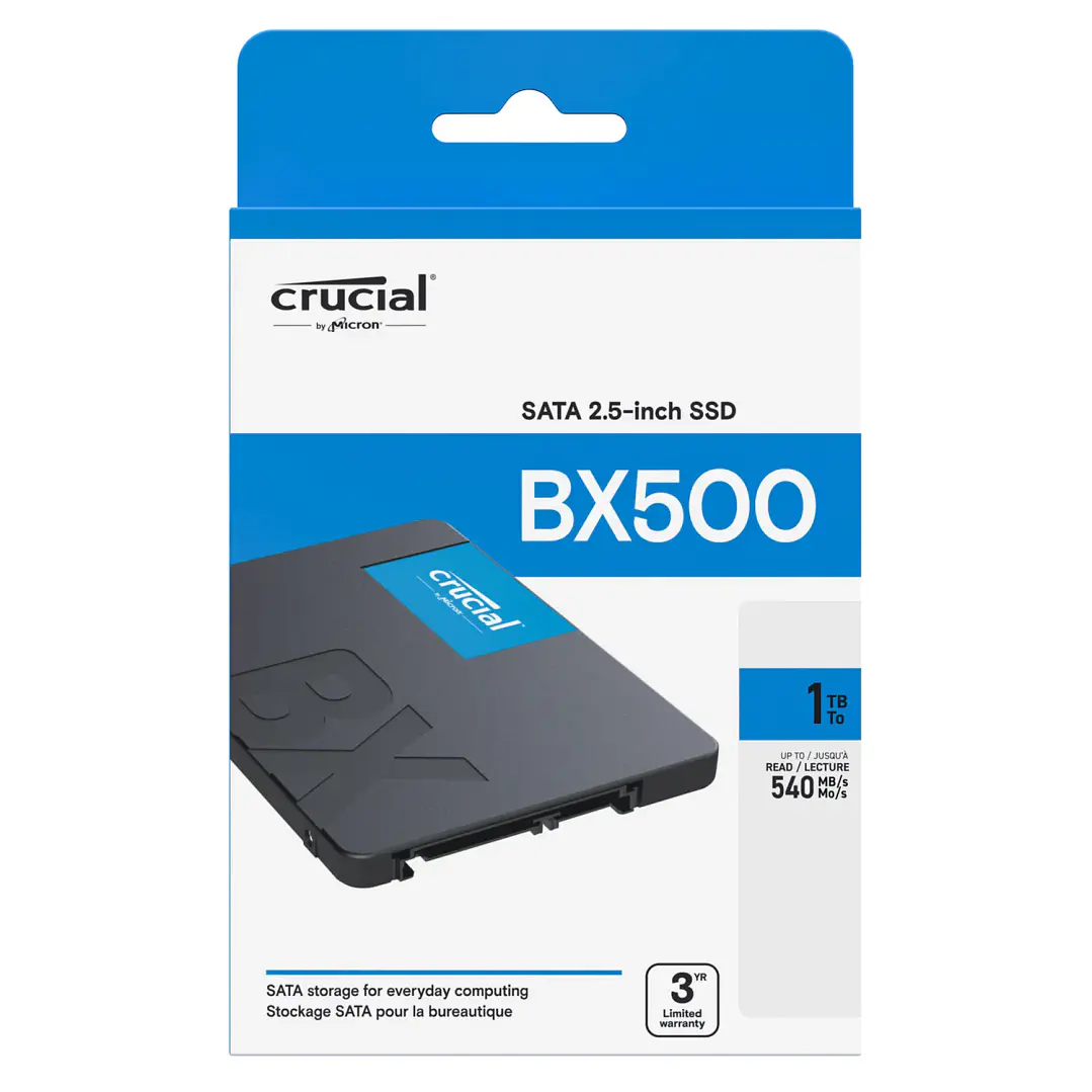SSD Crucial BX500 1tb Negro 2
