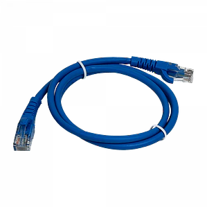 Linkmade 1mt Cat5e Azul Lszh Cable Patch Inyectado Multifila