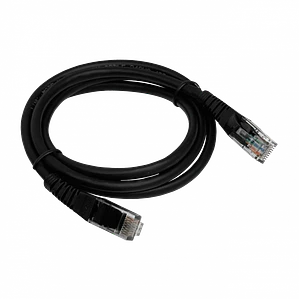 Linkmade 1mt Cat5e Negro Lszh Cable Patch Inyectado Multifil