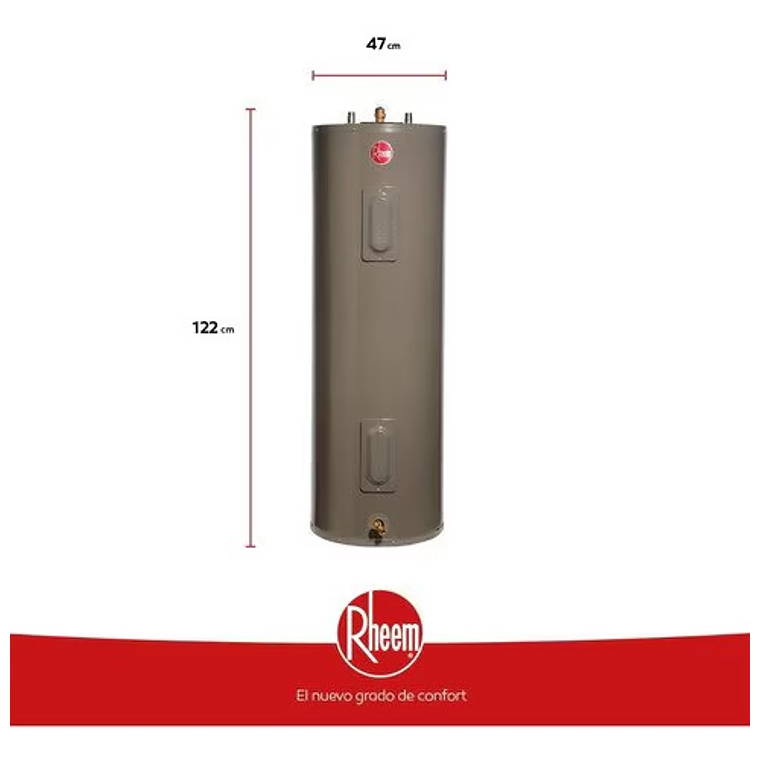 Termo eléctrico de piso 114 litros 220V Rheem 2
