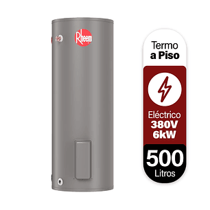 Termo eléctrico de piso 500 litros TRIFASICO (380V) 6kW Rheem
