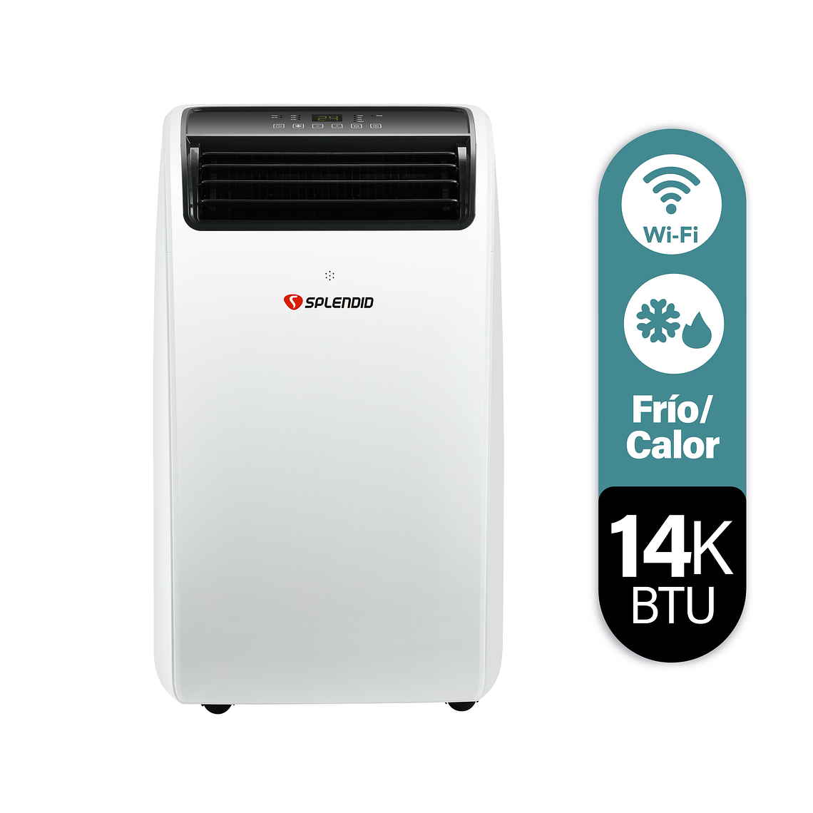 Aire acondicionado portátil 14000 BTU Frío/Calor WiFi Splendid 1