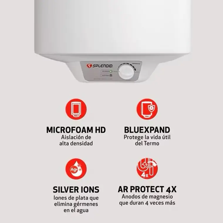 TERMO ELECTRICO MURAL 160LT SPLENDID 3