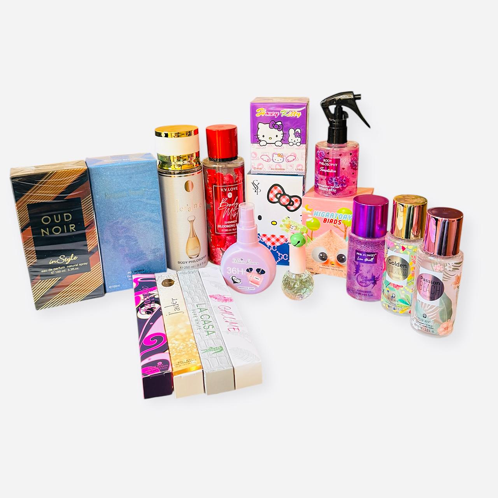 lote de perfumes 17unidades surtidos de mujer hombre niña