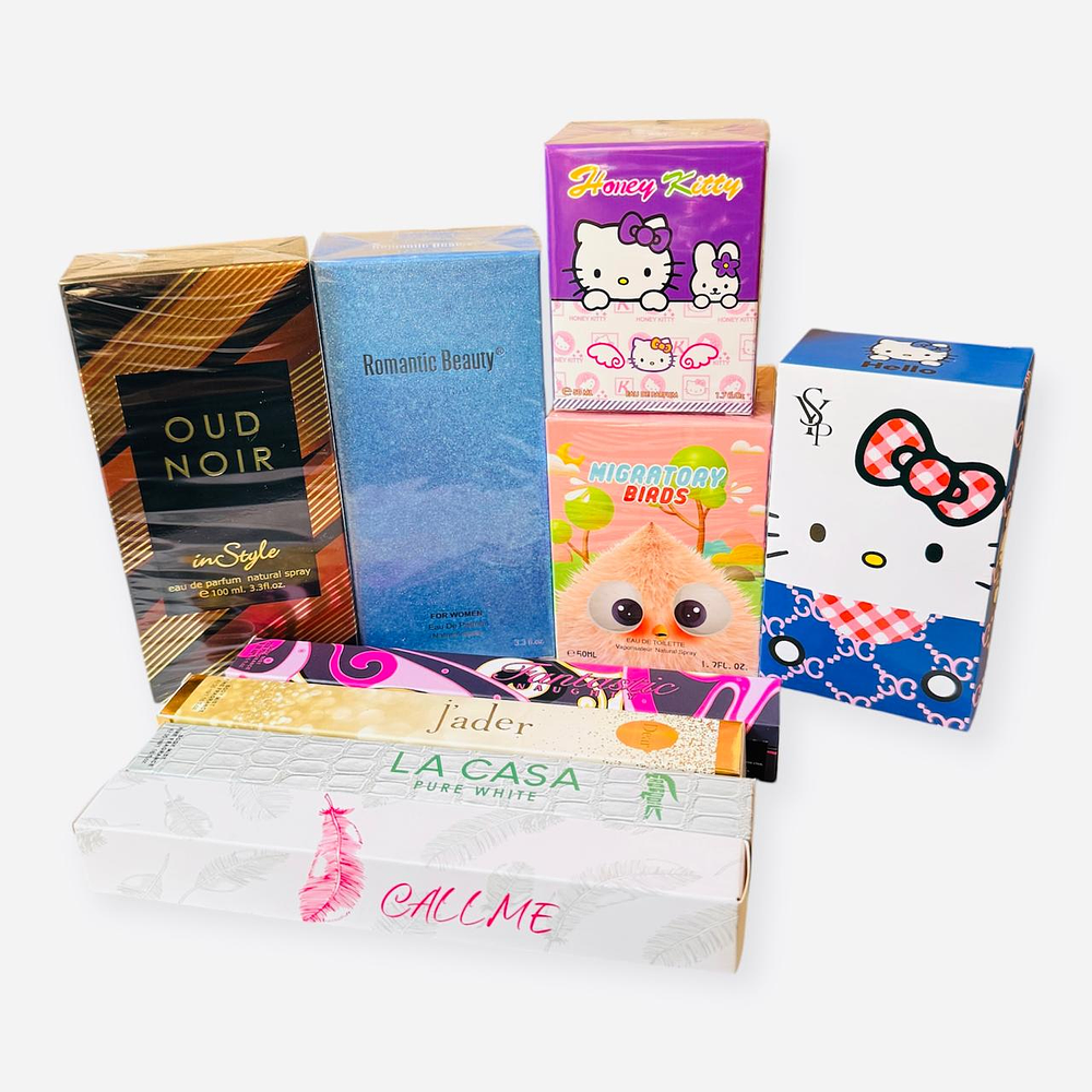 lote de perfumes 17unidades surtidos de mujer hombre niña