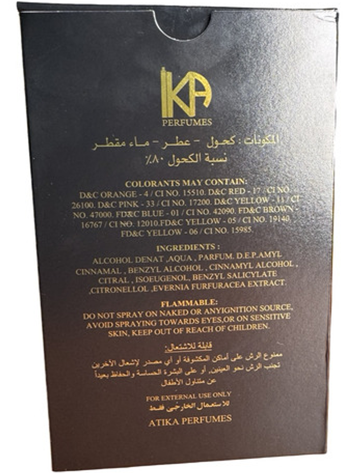 Perfume Ika Noir (100ml): Una Fragancia Floral 3