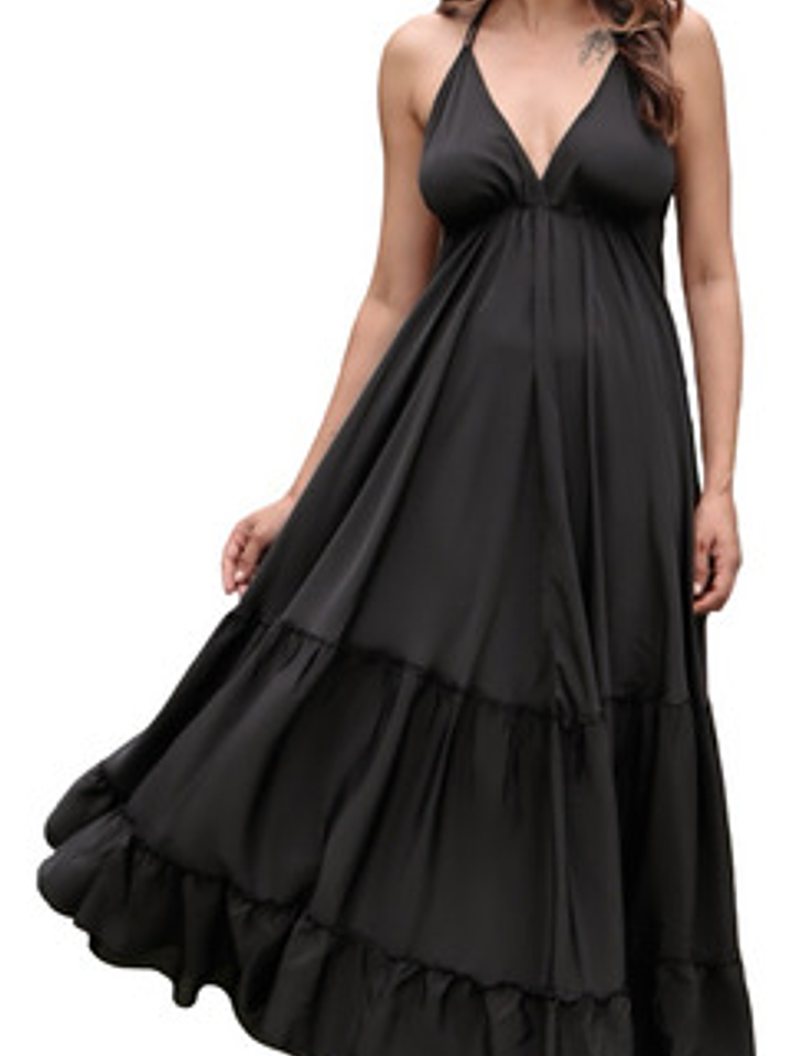 Vestido Largo De Seda Mujer Varios Modelos Elegantes 2