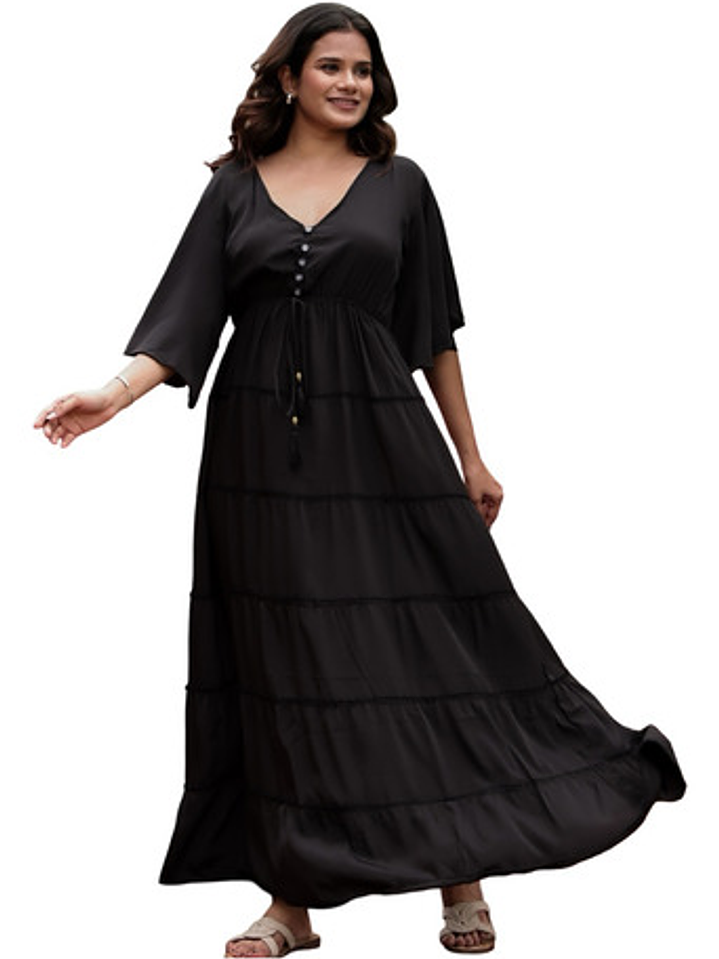 Vestido Largo De Seda Mujer Varios Modelos Elegantes 5