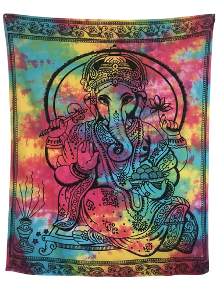 Tapiz Hindú Vibras Hippie Chakra Decoración Y Cubre Cama 1