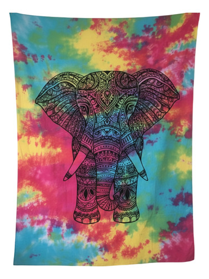 Tapiz Hindú Vibras Hippie Chakra Decoración Y Cubre Cama 5