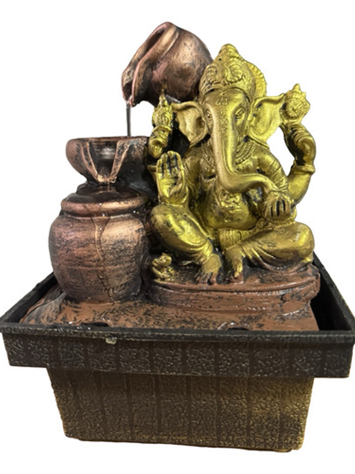 Fuente Decorativa Interior Con Estatua  Relajación Elegancia 2