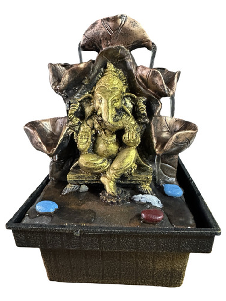 Fuente Decorativa Interior Con Estatua  Relajación Elegancia 3