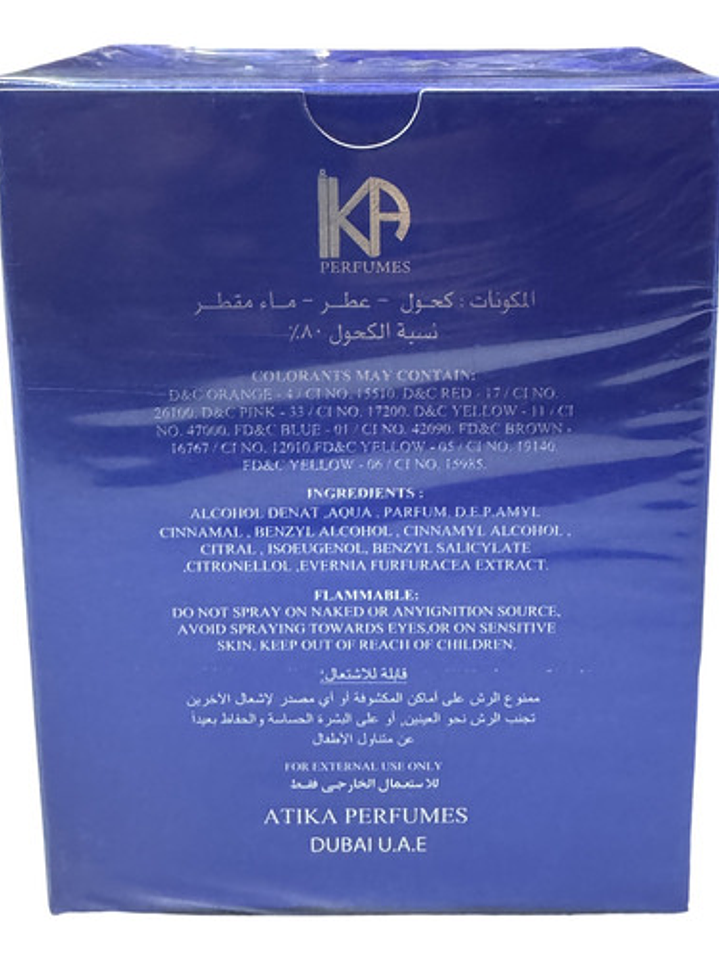 Wow! Blue By Atika Perfumes Eau De Parfum Fresco Y Elegante 2