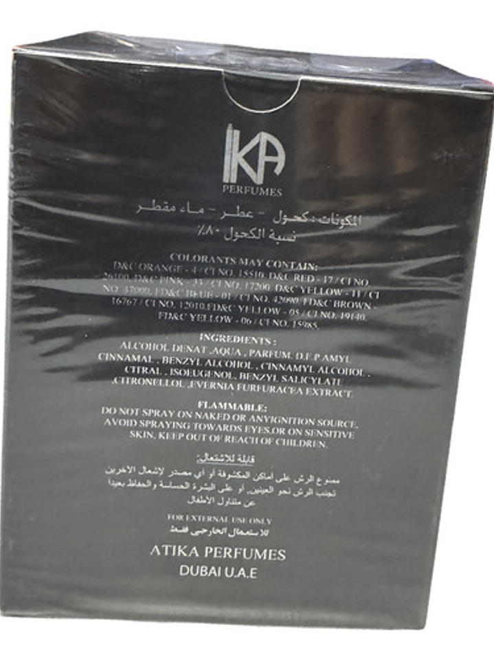 Wow! Black By Atika Perfumes  Eau De Parfum Intenso 2