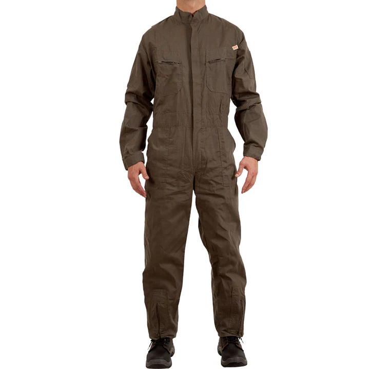 OVEROL POPLIN VERDE MUSGO BUFFALO 1