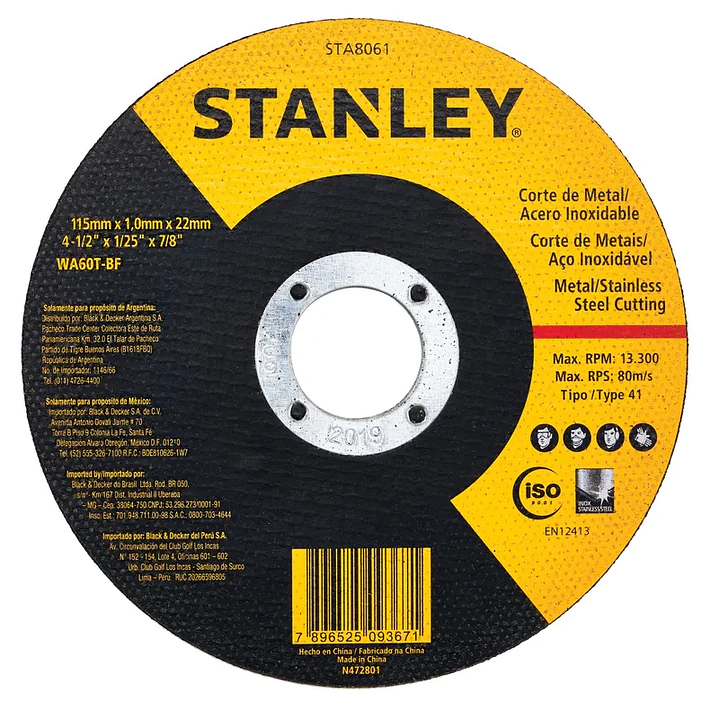 DISCO CORTE STANLEY 1