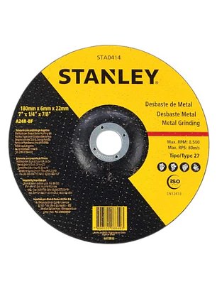 DISCO DESBASTE METAL STANLEY
