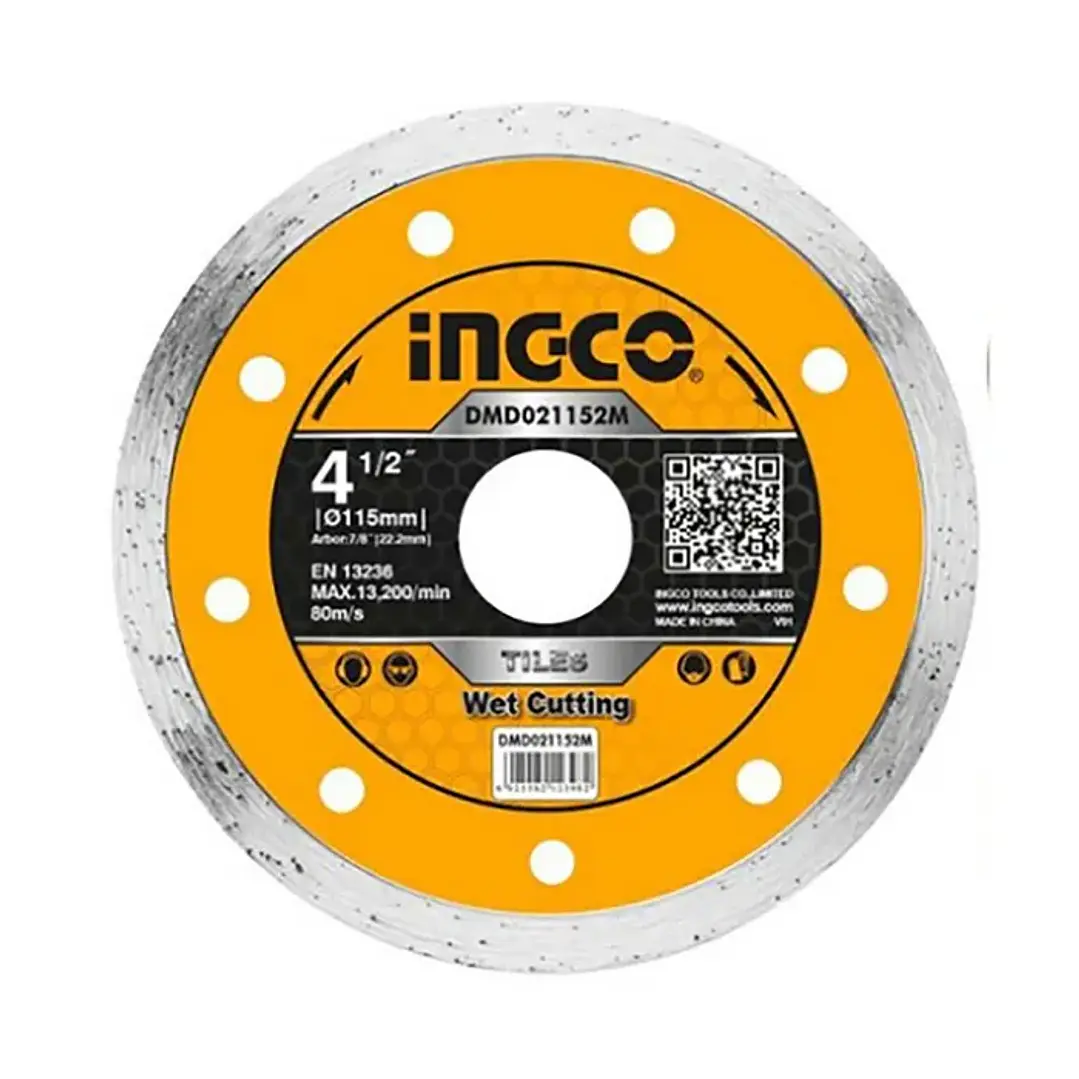 DISCO DIAMANTADO INGCO CONT LISO 4 1/2 1